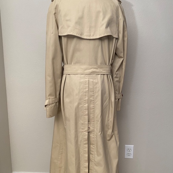 Burberrys London  | Vintage Classic Trench Coat Nova Check Lining Size US 12 L - Picture 10 of 14
